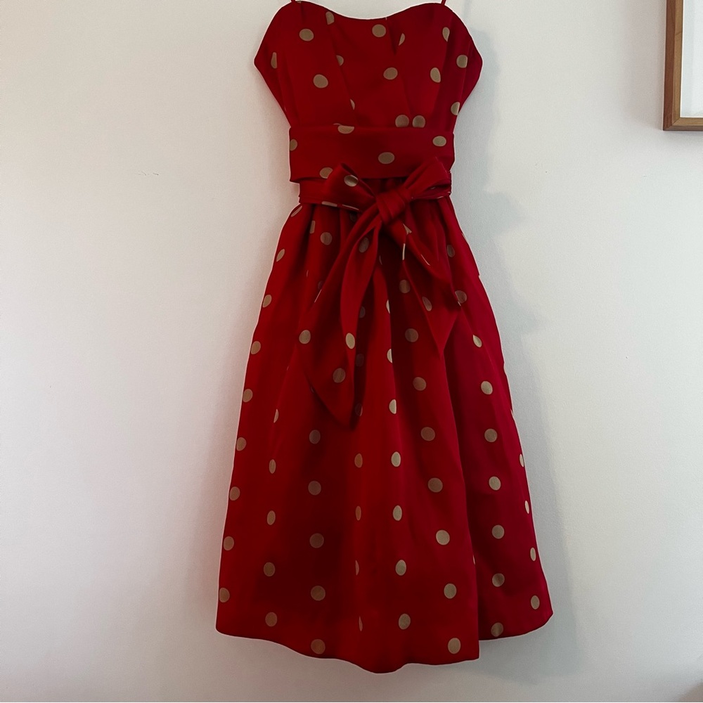 J. Crew collection Silk Strapless Cocktail Dress 6 - Picture 2 of 7